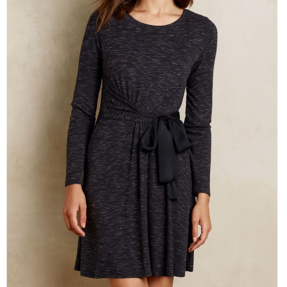 Anthropologie Gray Jersey Knit Dress Size XS
